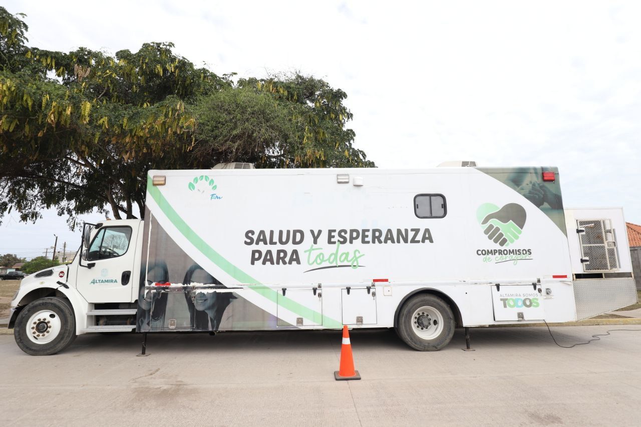 CONTINÚA SU RUTA EL “CAMIÓN DE LA ESPERANZA” ATENDIENDO LA SALUD DE LAS MUJERES EN ALTAMIRA