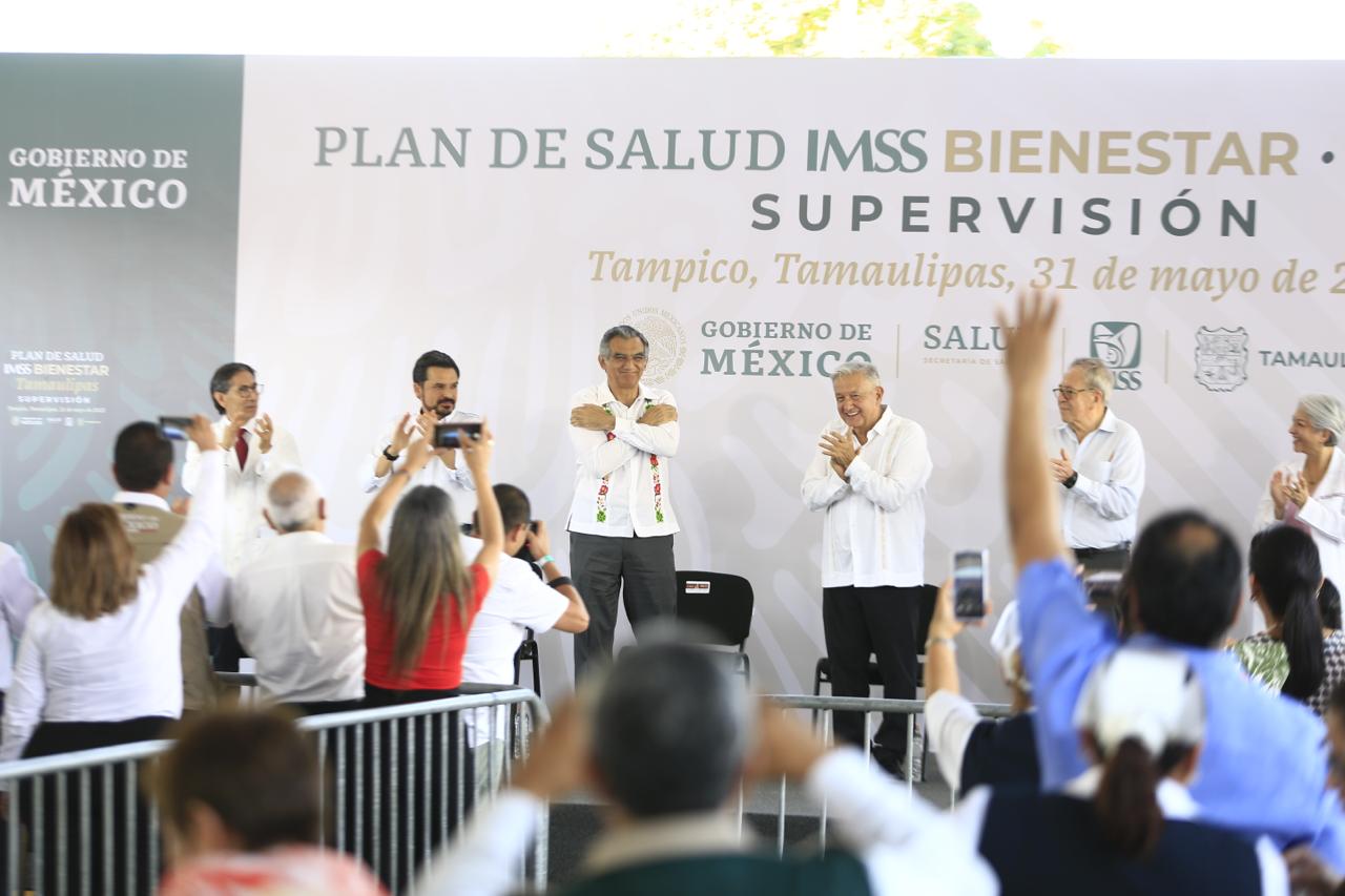 Tamaulipas tendrá un sistema de salud de primera, como lo merece: AMLO