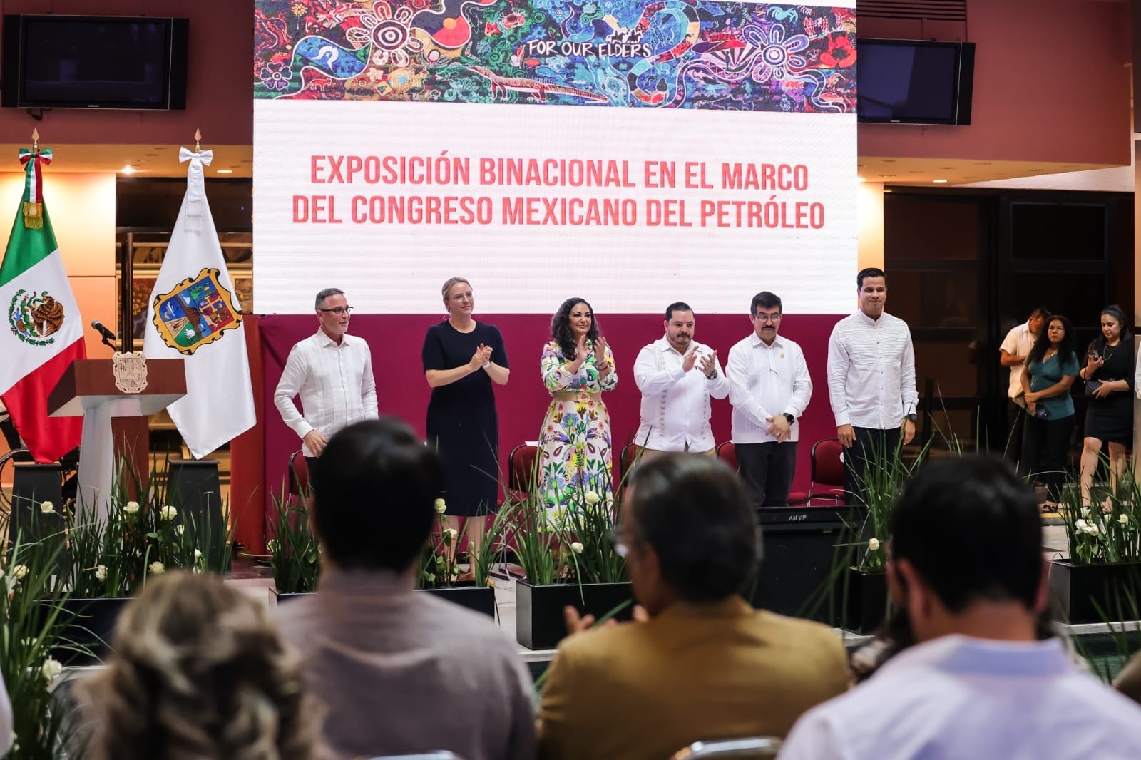 Inauguran Secretaría de Desarrollo Energético y Woodside Energy la Exposición Binacional Cultural en Tamaulipas