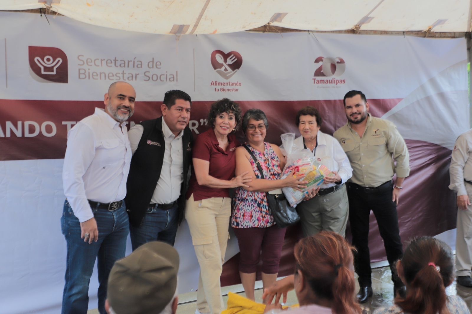 Entrega SEBIEN apoyos del Programa “Alimentando tu Bienestar” en Altamira