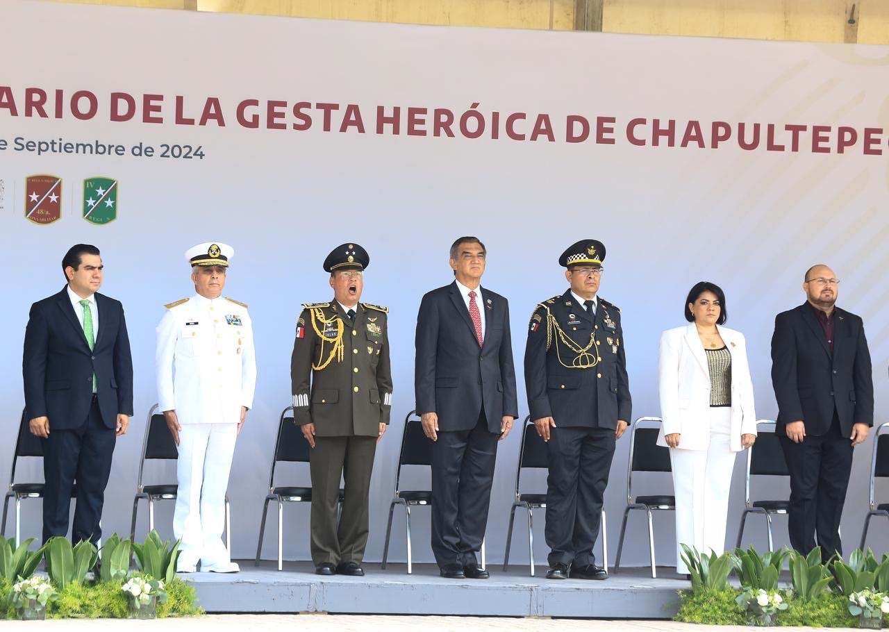 Preside Américo 177 aniversario de la gesta heroica de los Niños Héroes