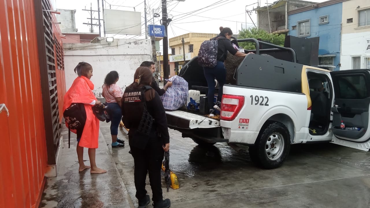 Activa Guardia Estatal Plan Tamaulipas en Matamoros por huracán Francine