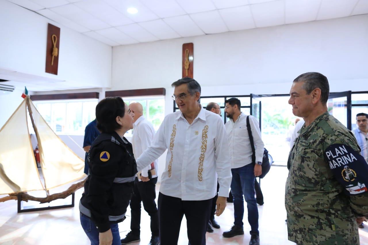 Coordinan Federación y Estado acciones para proteger a la población vulnerable ante crecida de ríos en el centro y sur de Tamaulipas