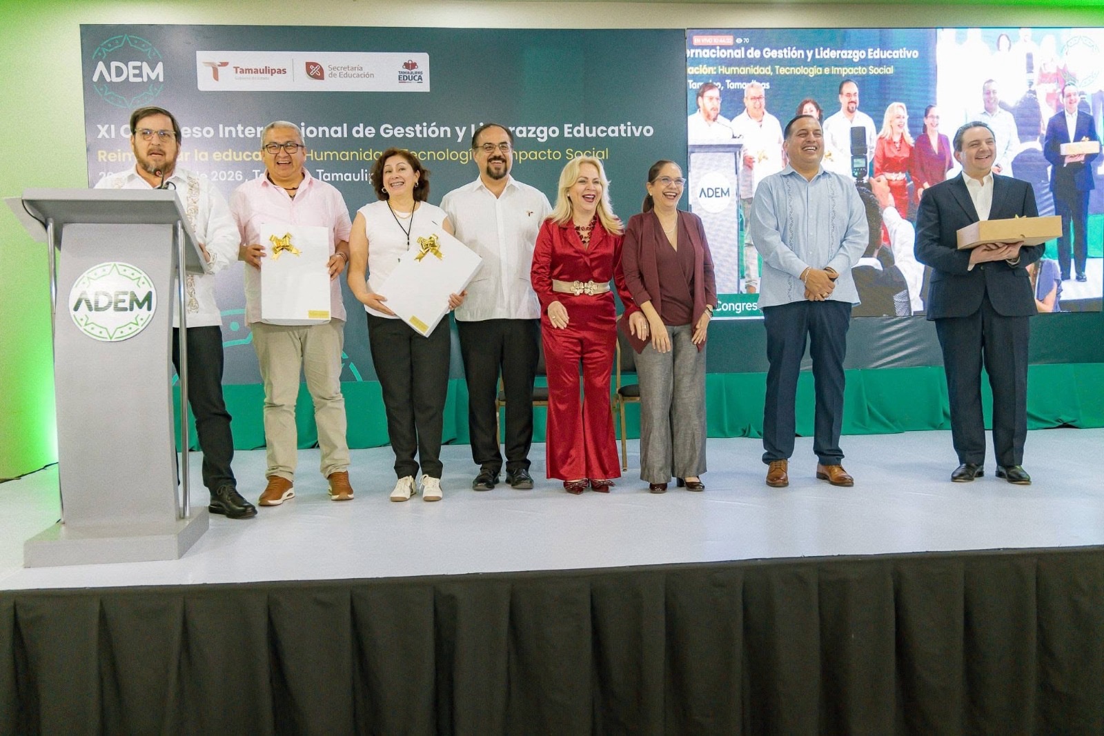 Clausura secretario de Educación Congreso Internacional de Gestión y Liderazgo Educativo