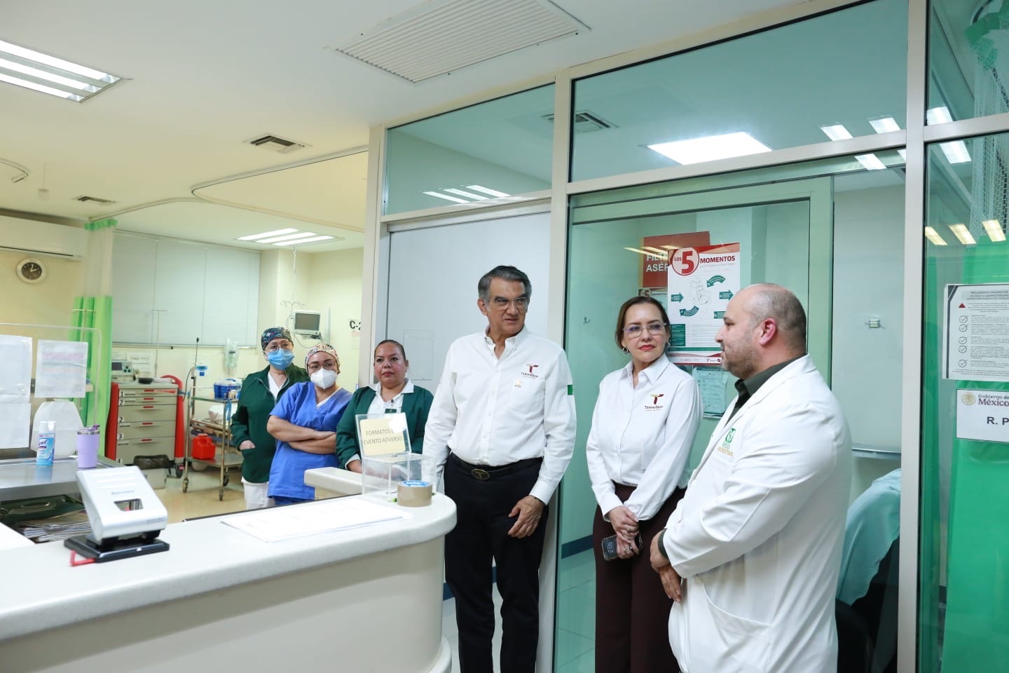 Supervisa Américo modernización del Centro Oncológico de Tamaulipas