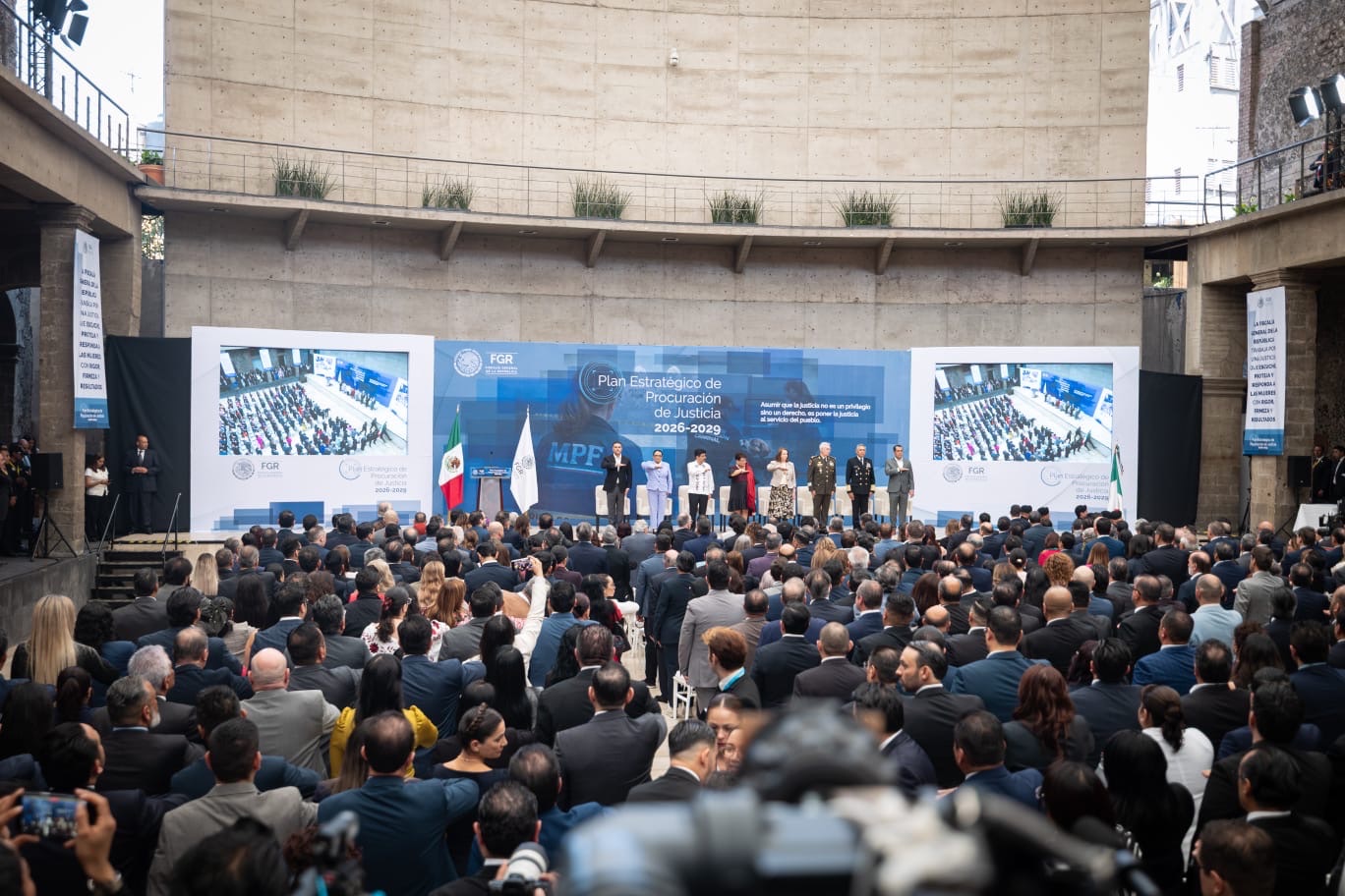 Asiste Américo Villarreal a la presentación del Plan Estratégico de Procuración de Justicia 2026-2029