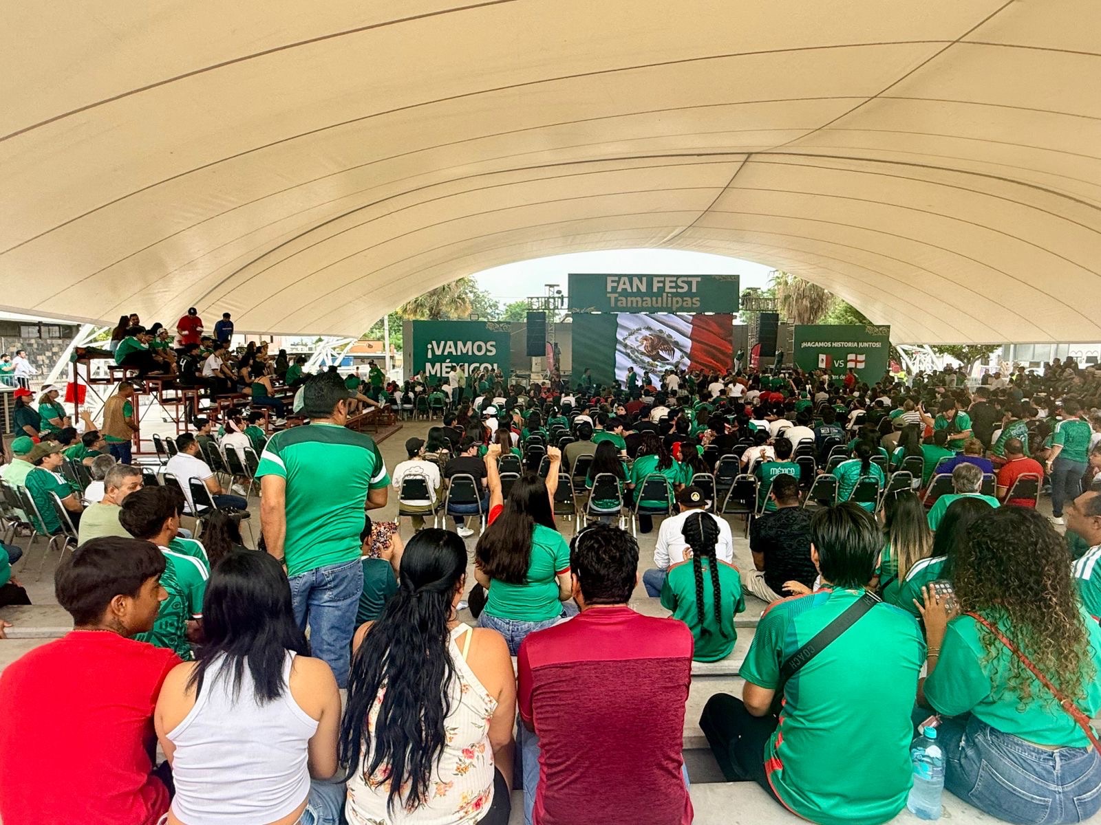 Reúne Fan Fest a más de 4 mil tamaulipecos para apoyar a la Selección Mexicana