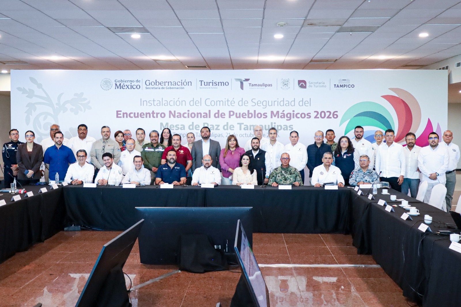 Coordinan acciones de seguridad para el Encuentro Nacional de Pueblos Mágicos 2026 en Tamaulipas
